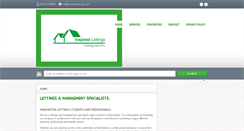 Desktop Screenshot of inspiredlettings.com
