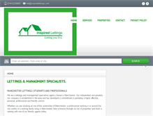 Tablet Screenshot of inspiredlettings.com